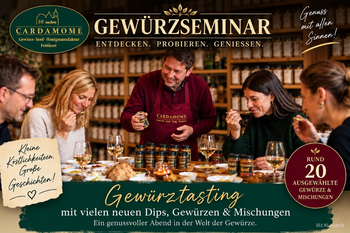 GANZ NEUES TASTING! Zweist�ndiges Gew�rz- und Feinkostseminar inkl. Wein und Fingerfood!
