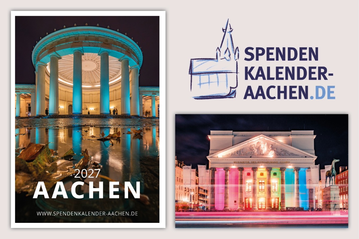 17. Öcher Spendenkalender 'Aachen 2027' mit traumhaften Impressionen!