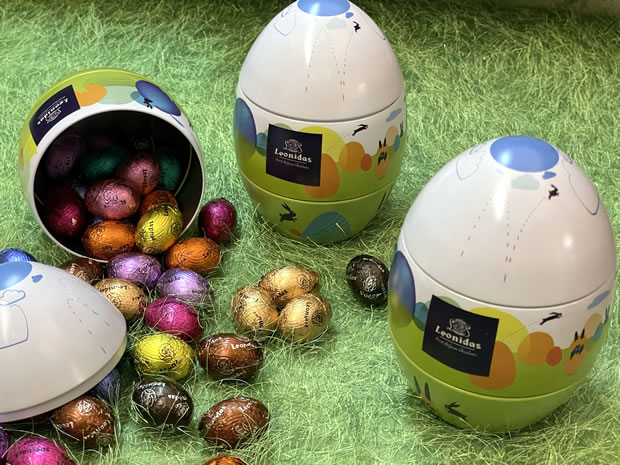 OecherDeal prsentiert Leonidas Aachen mit Schokolade und Pralinen zu Ostern