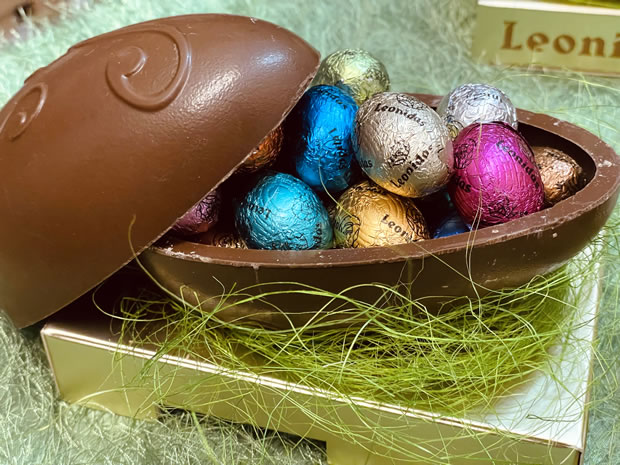 OecherDeal prsentiert Leonidas Aachen mit Schokolade und Pralinen zu Ostern
