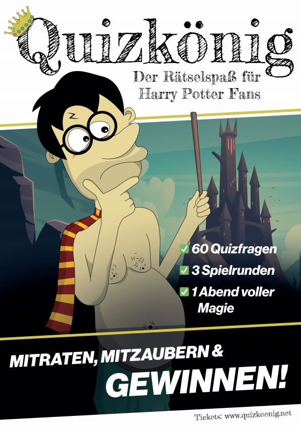 OecherDeal prsentiert Daniel Kus mit dem Harry Potter Fanquiz