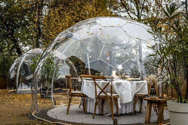 OecherDeal prsentiert den Landgut Overste Hof mit dem Dining Dome
