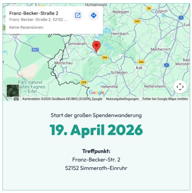 OecherDeal pr�sentiert spenden wanderung